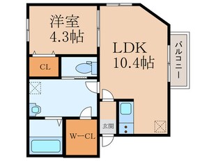 仮）ilusion下曽根の物件間取画像